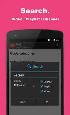 Social Line for YouTube android App screenshot 2